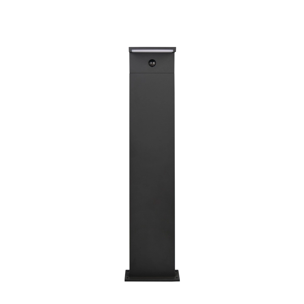 Moderne Gartenlampe Ravi Anthrazit mit Sensor 100 cm Trio 4017807686937