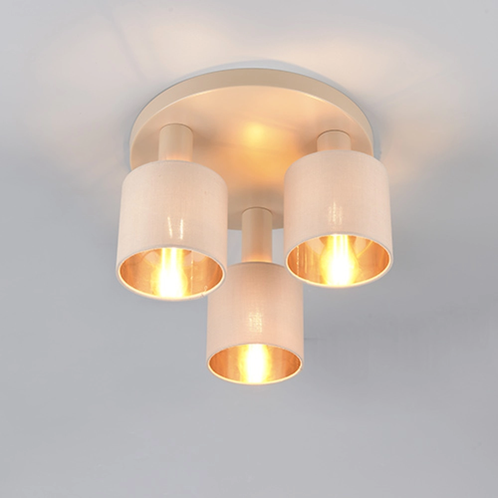 3-Licht Deckenlampe Tommy Sandbraun Trio 4017807724189