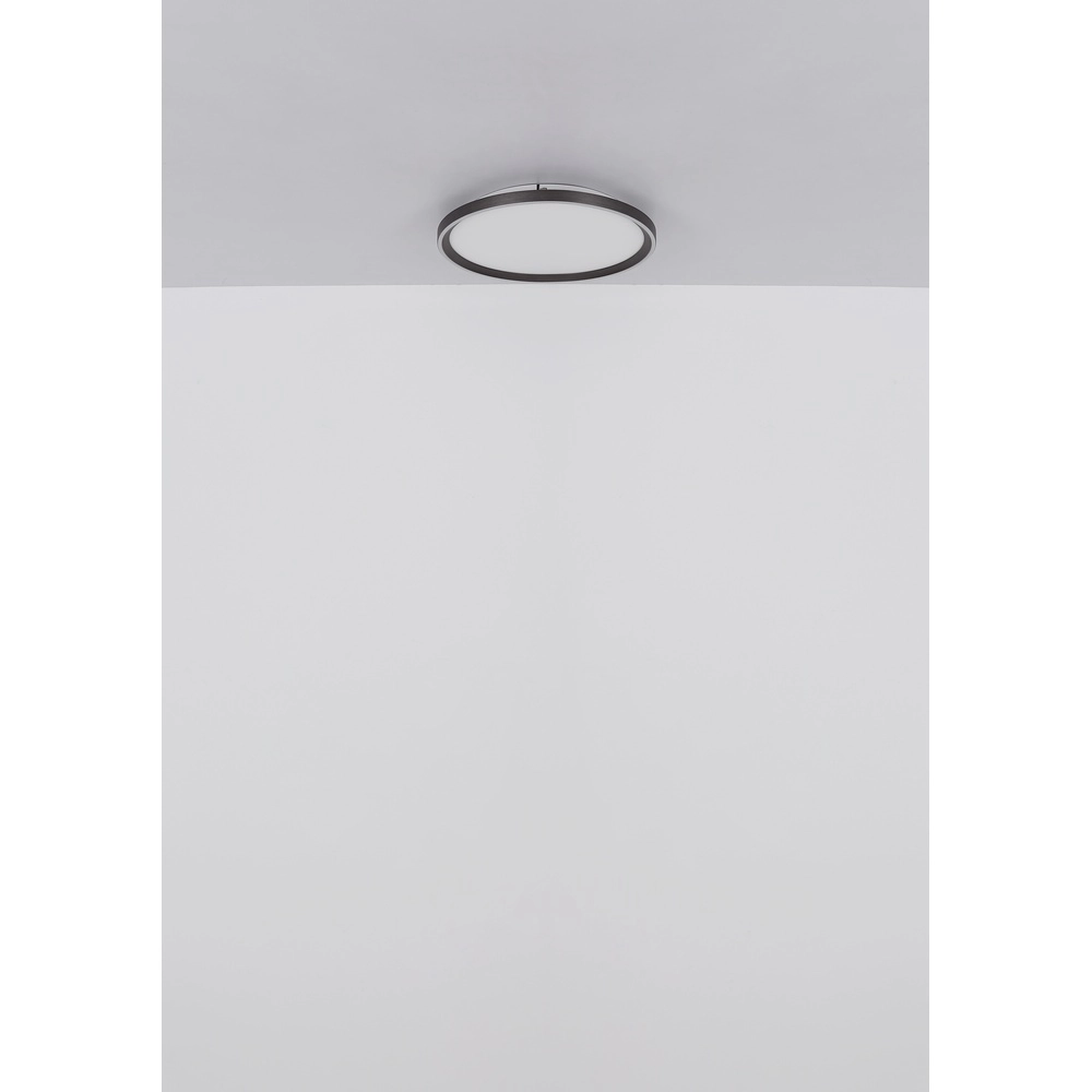 Schlanke Deckenlampe Dublin Ø 40cm grau Globo 9007371447084