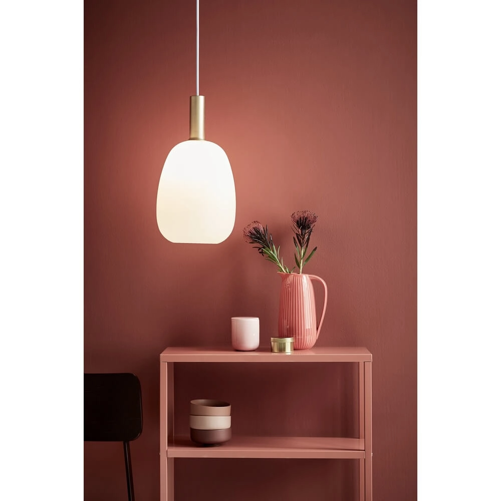 Pendelleuchte aus Glas Alton Ø 23cm weiß Nordlux 5701581413788