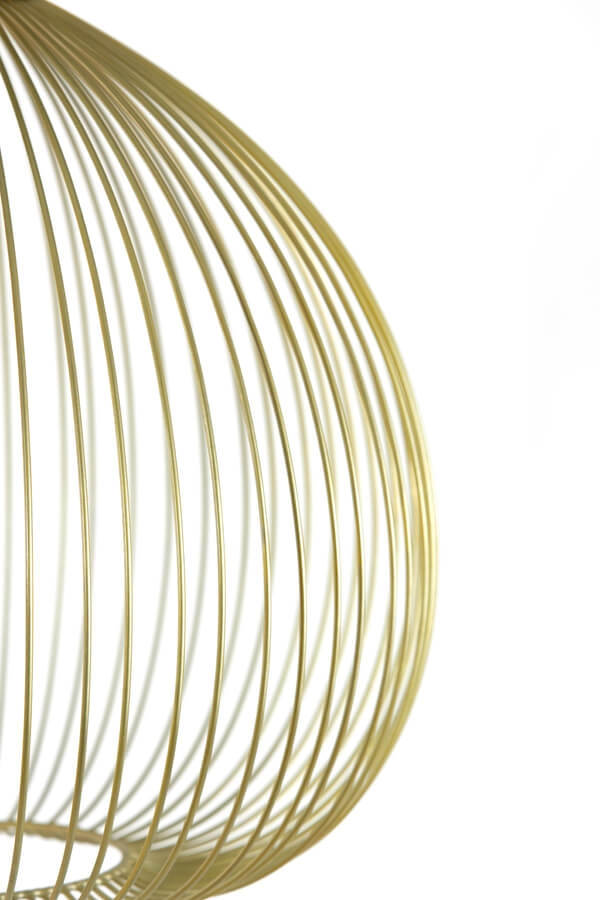 Goldene Pendelleuchte Rilana Ø 45cm Light & Living 8717807649777
