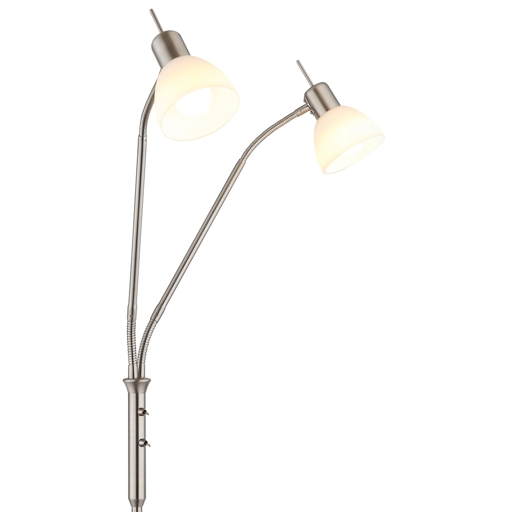 Leselampe 2-Lampen Malte Nickel Globo 9007371447541