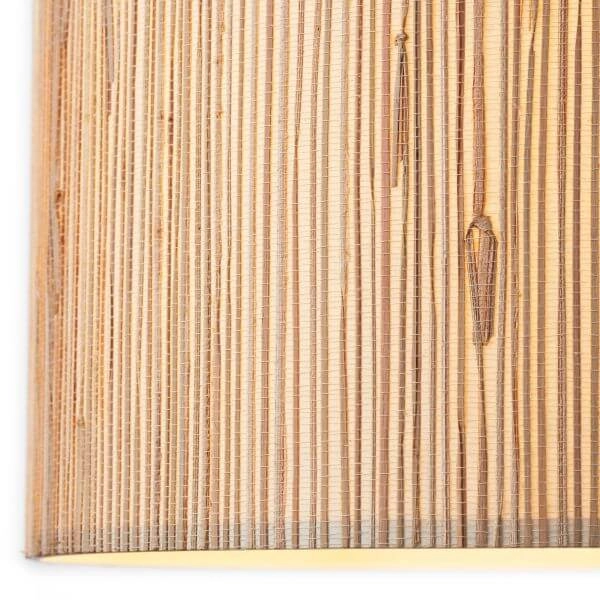Hängelampe Wimea 35cm schwarz mit Seegras Brilliant 4004353393372