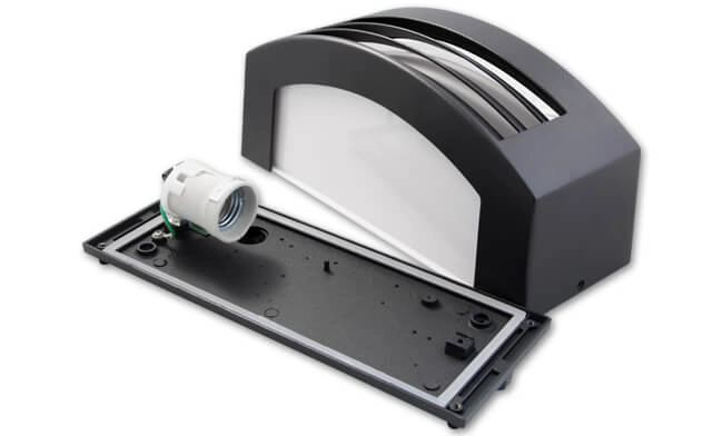 Scheunenlampe Corso Schwarz Lyora 5903002034880