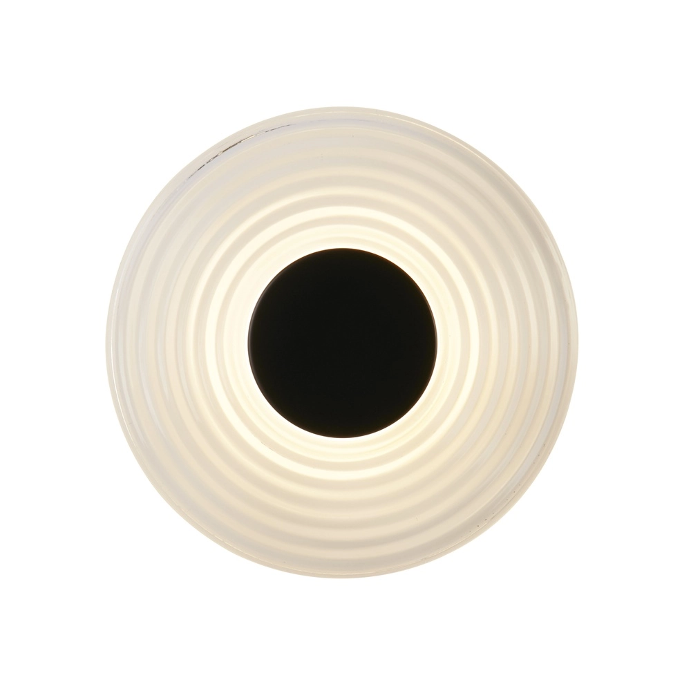 Wandleuchte Cleo Schwarzes und klares Glas Searchlight 5053423298252