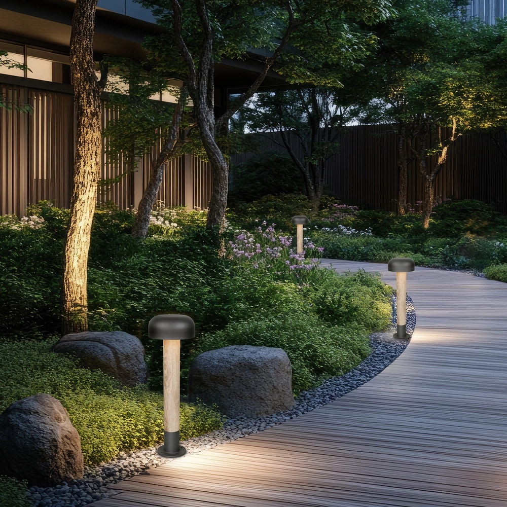 Design-Gartenleuchte Fraser grau 54cm Trio 4017807650259