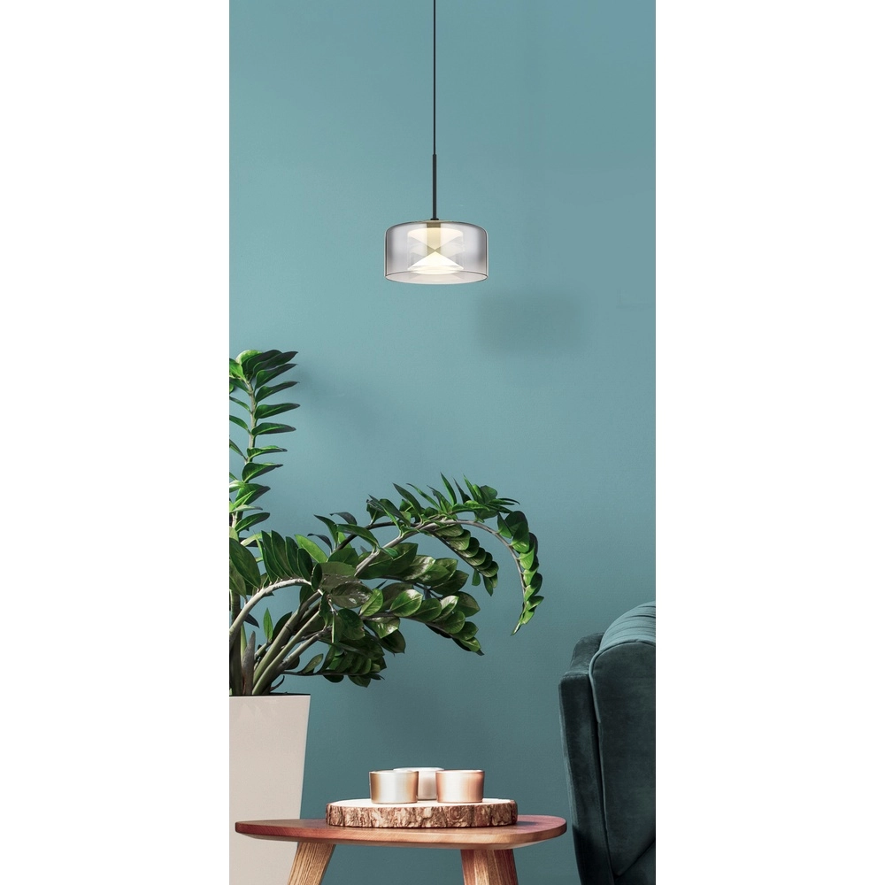Design-Pendellampe Belinda Schwarz Globo 9007371522309