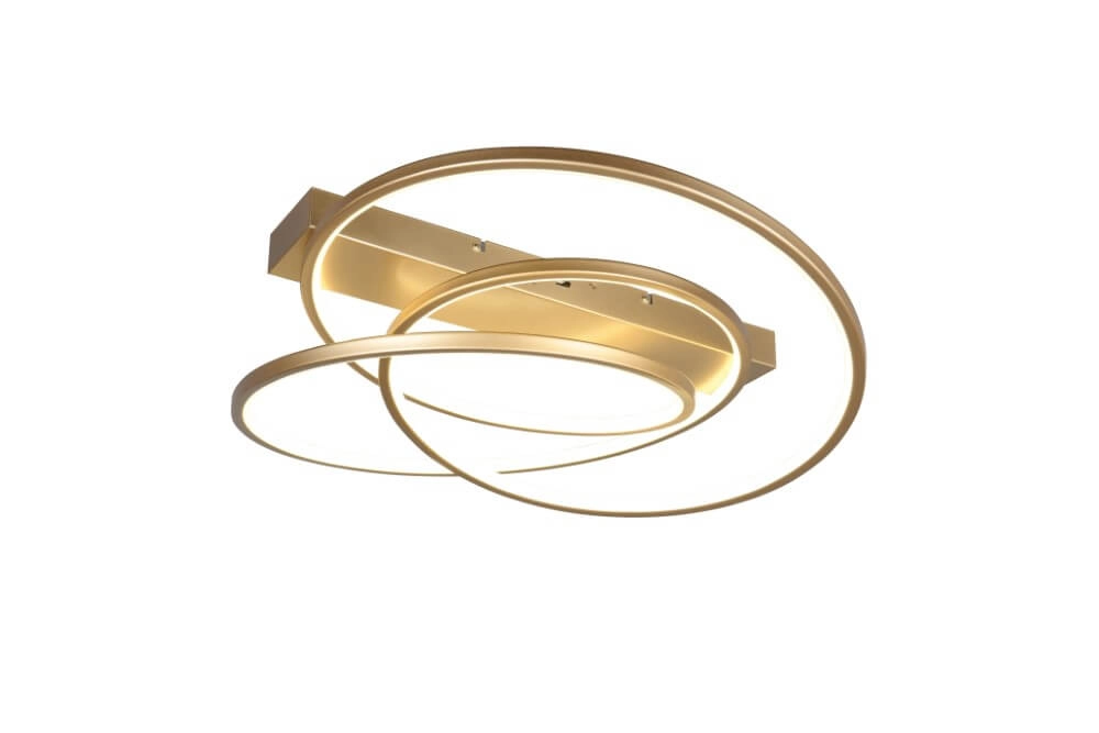 Schlafzimmer-Deckenlampe Darvin Gold - 65 cm Trio 4017807616101
