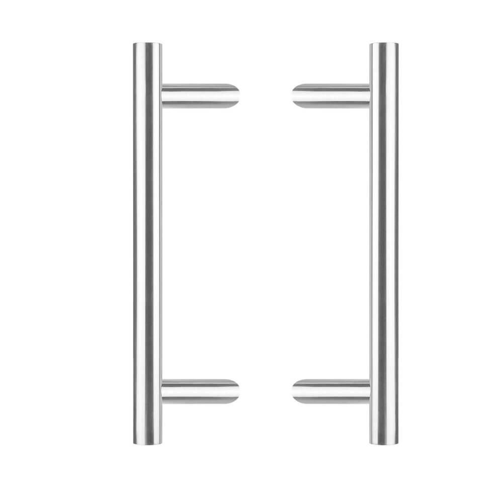 Türgriffe T-Form Gripon 50cm pro Paar Edelstahl abgewinkelt Intersteel 8714186334416