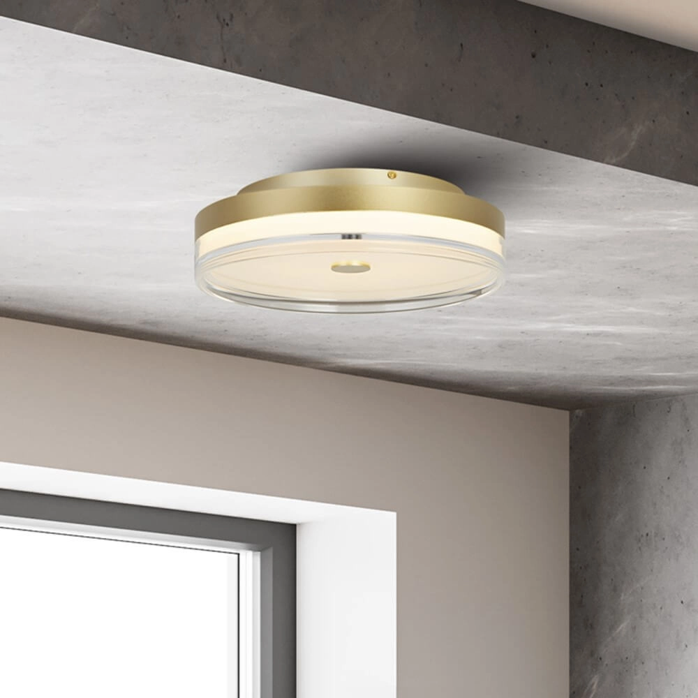 Deckenlampe Cyprus Ø 40cm gold Searchlight 5053423273723