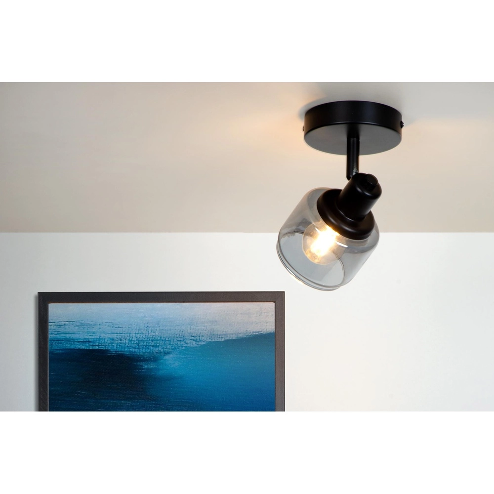 Deckenlampe Bjorn Single Black Lucide 5411212771216