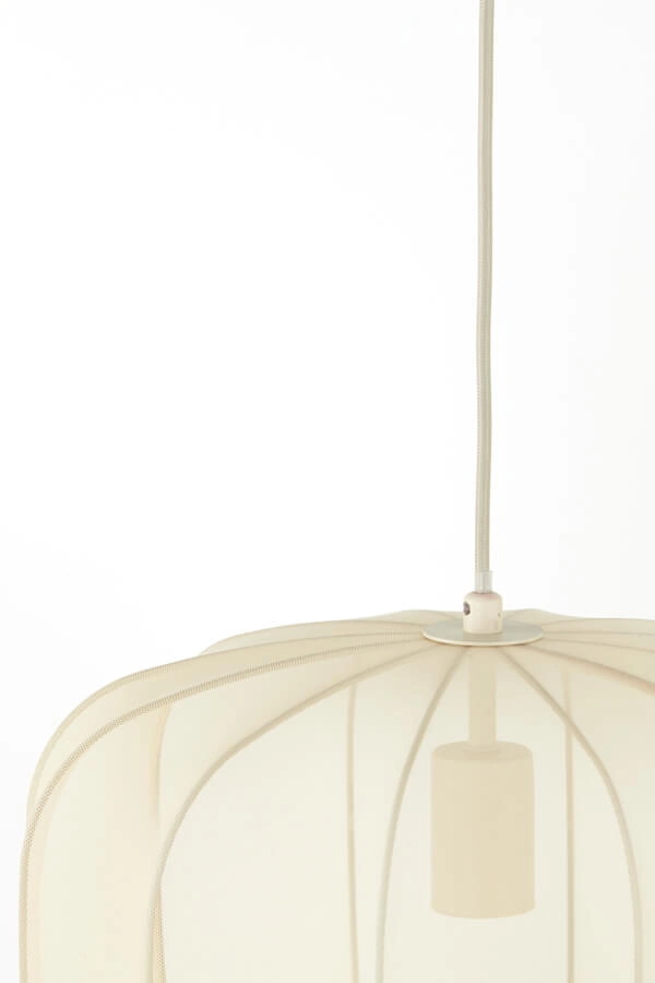 Japandi Pendelleuchte Plumeria creme Ø 40cm Light & Living 8717807651398