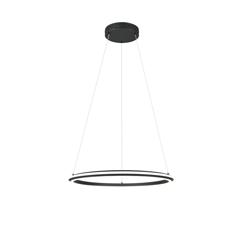 Pendelleuchte Amador schwarz Ø 75cm Trio 4017807656671