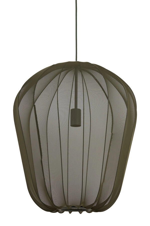Grüne Pendelleuchte Plumeria Ø 50cm Light & Living 8717807651466
