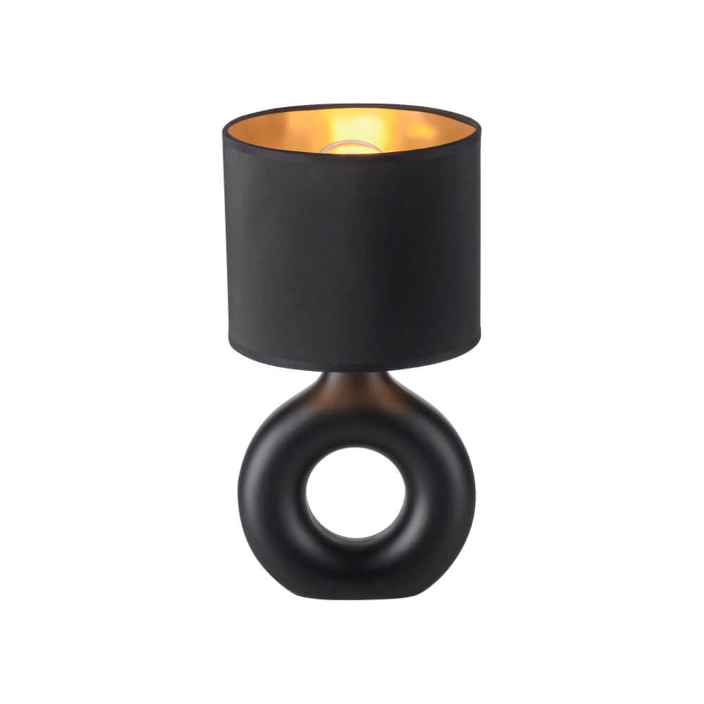 Tischlampe Carara Schwarz Just Light 4043689004842