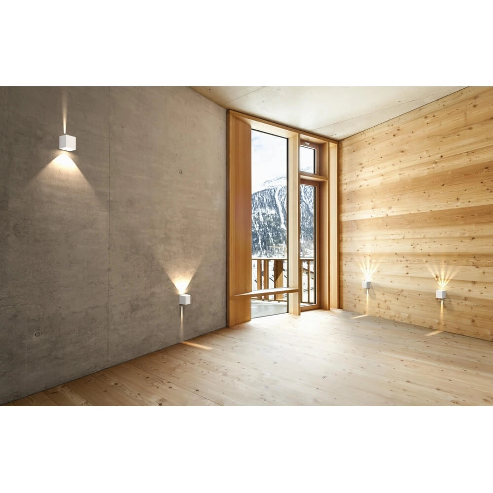 Quadratischer Strahler Canto Weiß, Hoch, Rauf & Runter Nordlux 5701581482982
