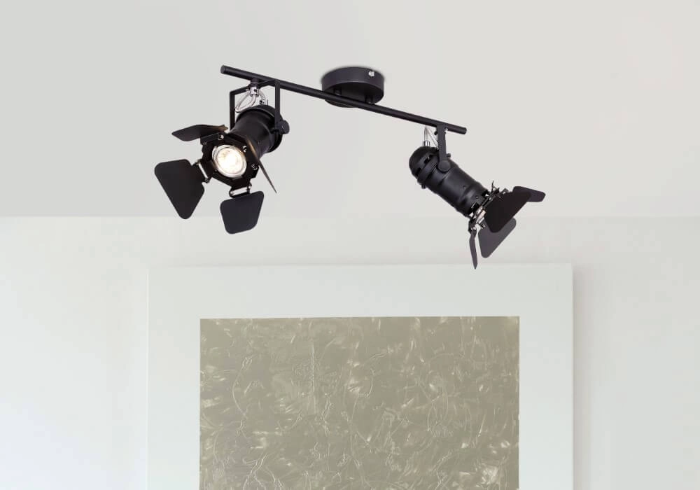 Schwarze Deckenlampe Egon Globo 9007371395651