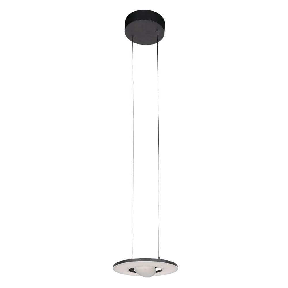 Schlanke Pendelleuchte Soleil Ø 32cm schwarz Steinhauer 8712746176681