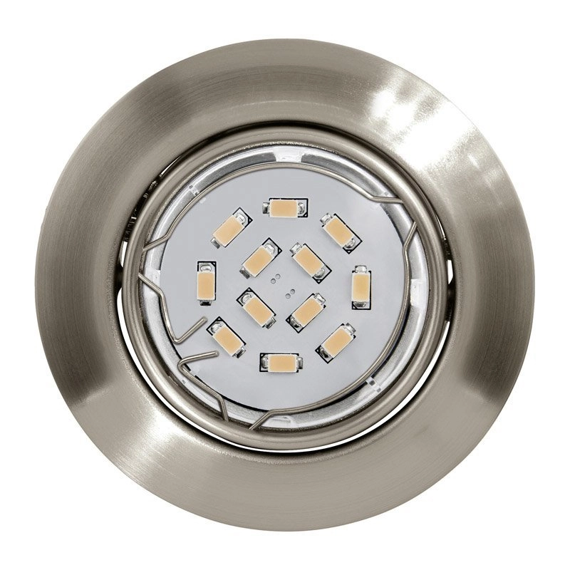 LED-Spot Peneto Round 8.7 cm Nickelmatte