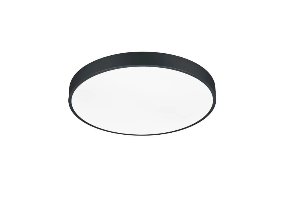 Schwarze Deckenlampe Waco Ø 49cm
