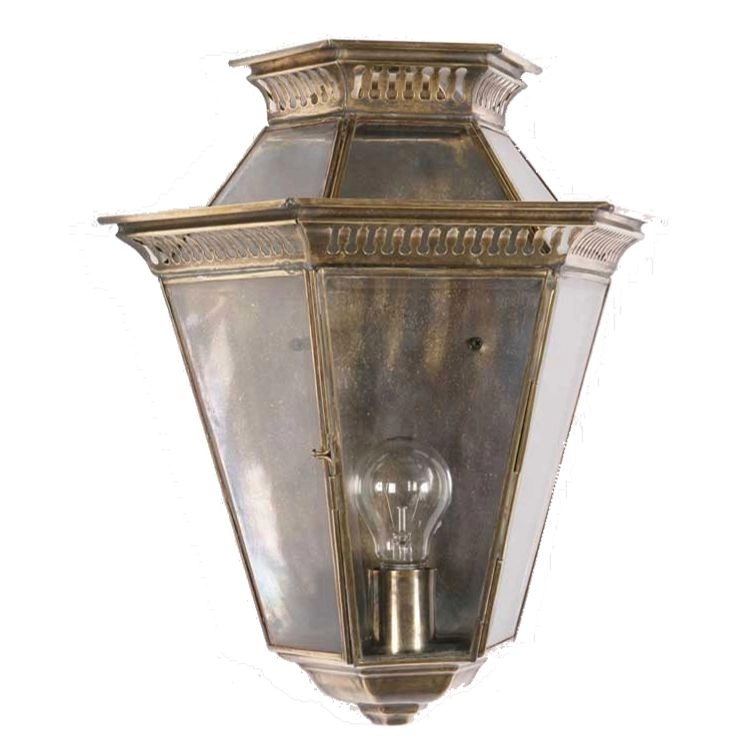 Ländliche Außenbeleuchting Bevelled Glass handgefertigt - antikes Kupfer (ANT) Limehouse 8716803506831