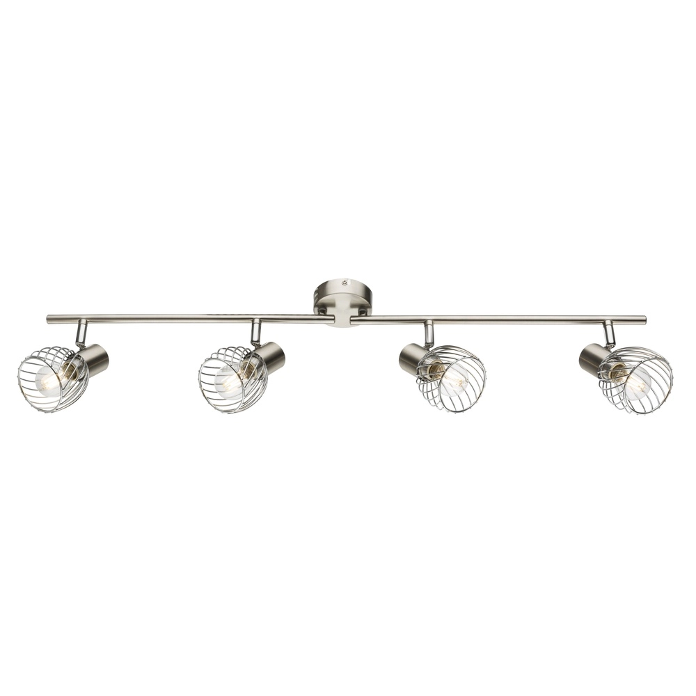 Deckenlampe Texas 4-Light-Nickel