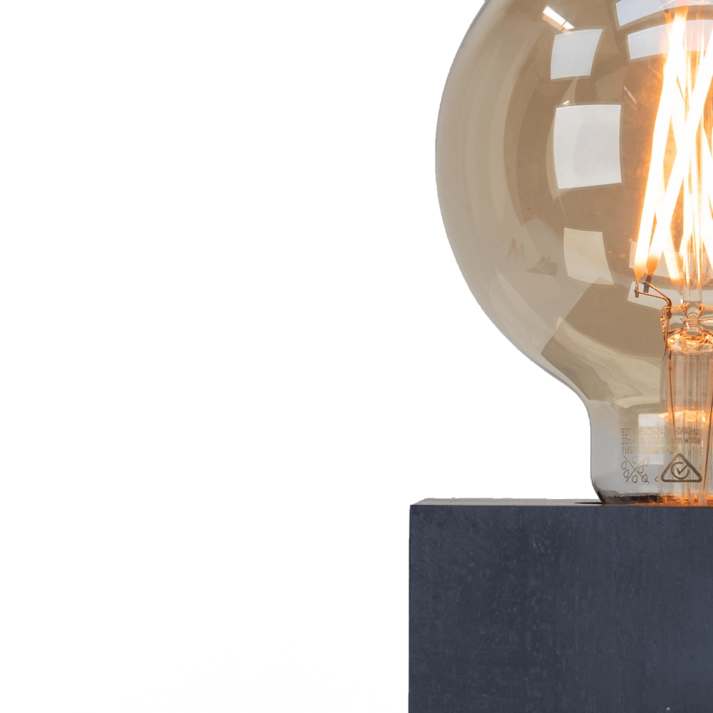 Tischlampe Prestwick 2 Dunkles Holz Eglo 9002759437343