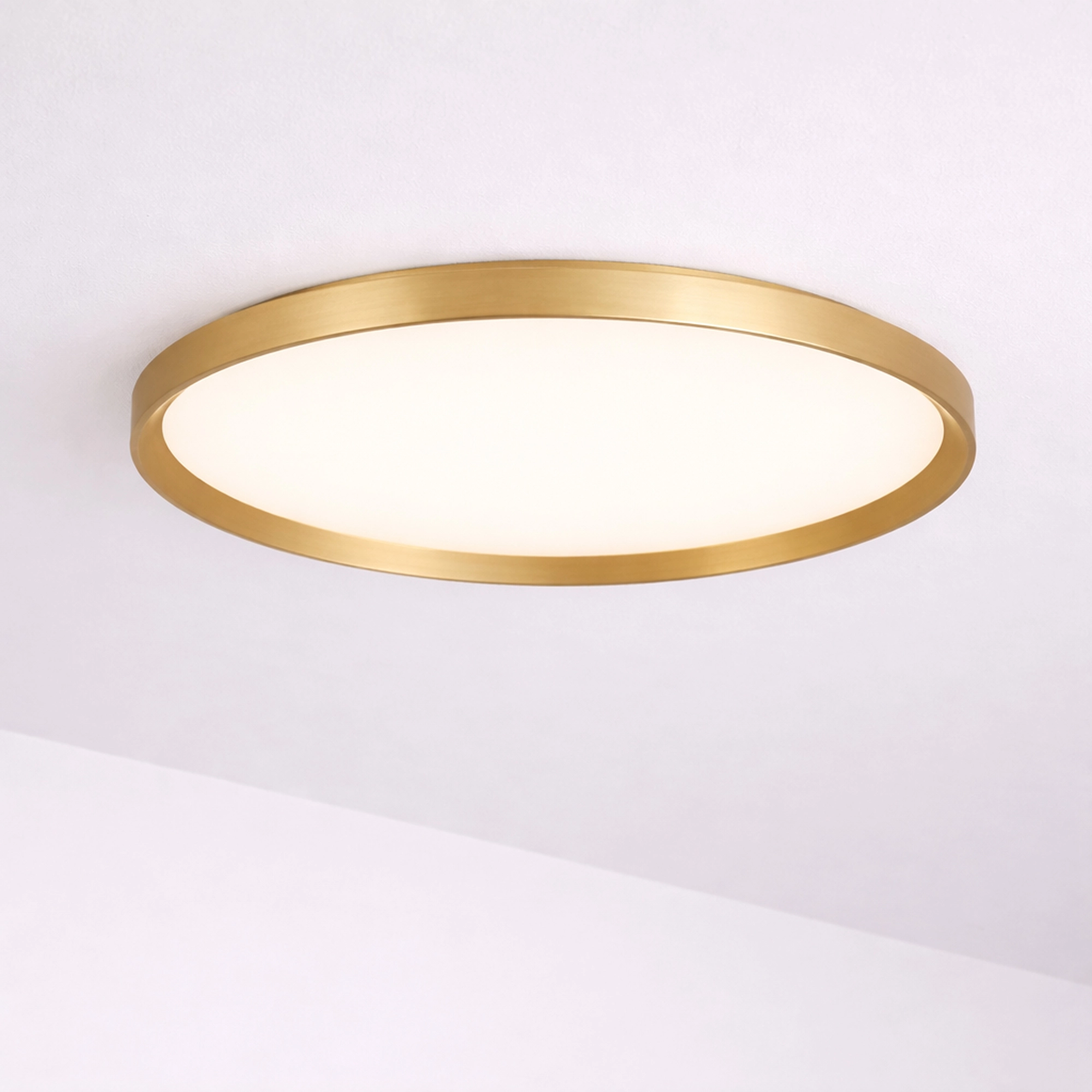Elegante Deckenlampe Prisma gold Ø 35cm Lyora 5053423315256