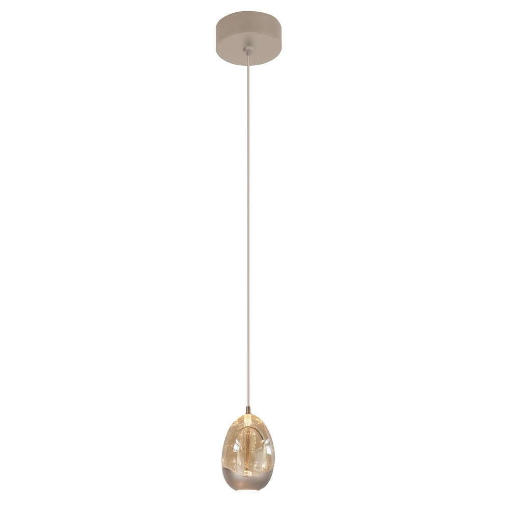 Pendellampe Champagne Egg Champagne Single