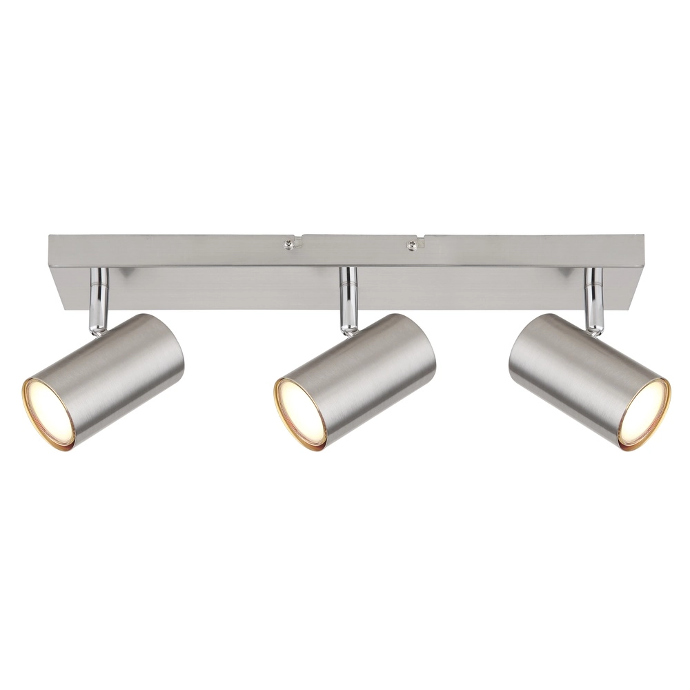 Deckenlampe 3-Leuchten Robby Nickel Globo 9007371436521