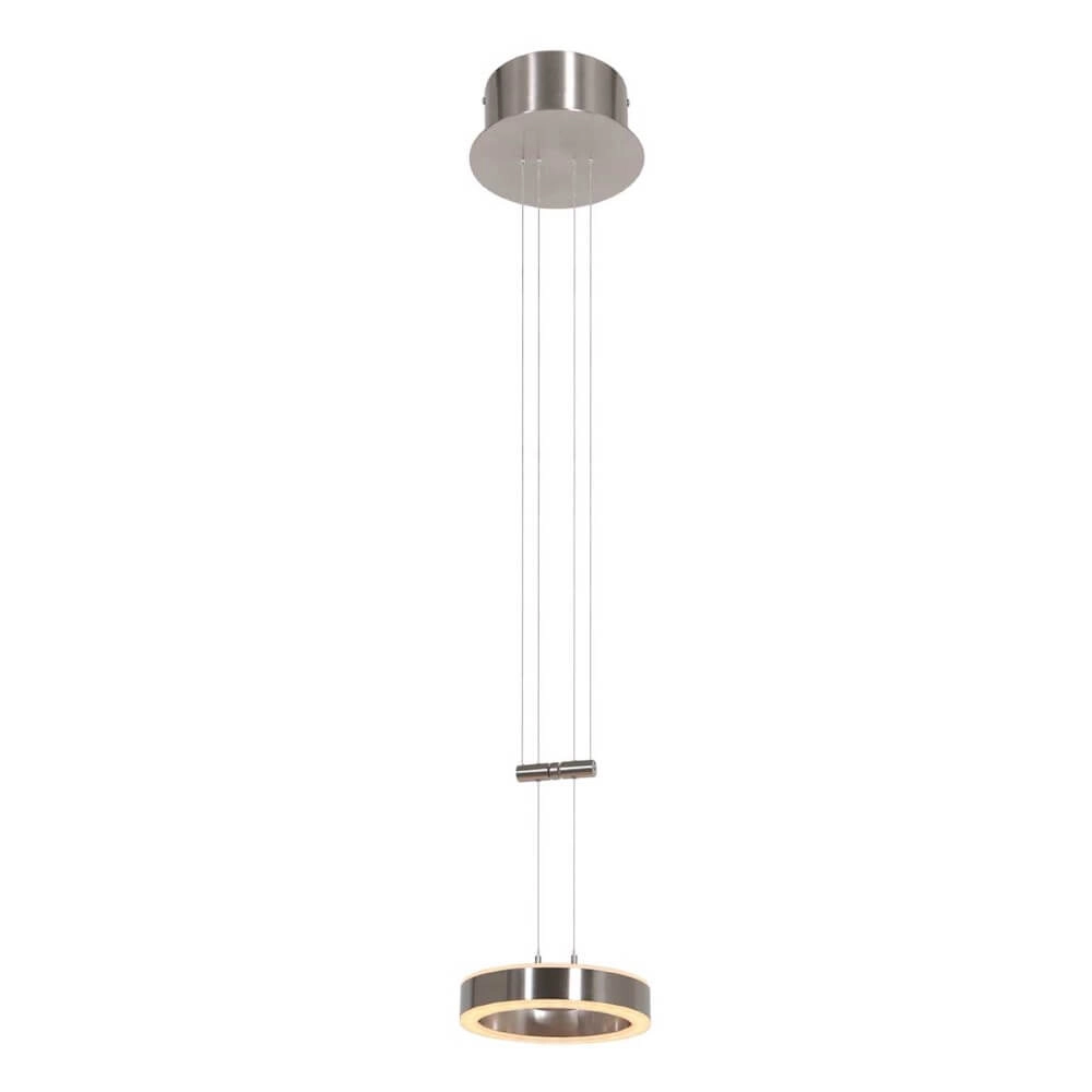 Schlanke LED-Hängelampe Piola Edelstahl Steinhauer 8712746167306