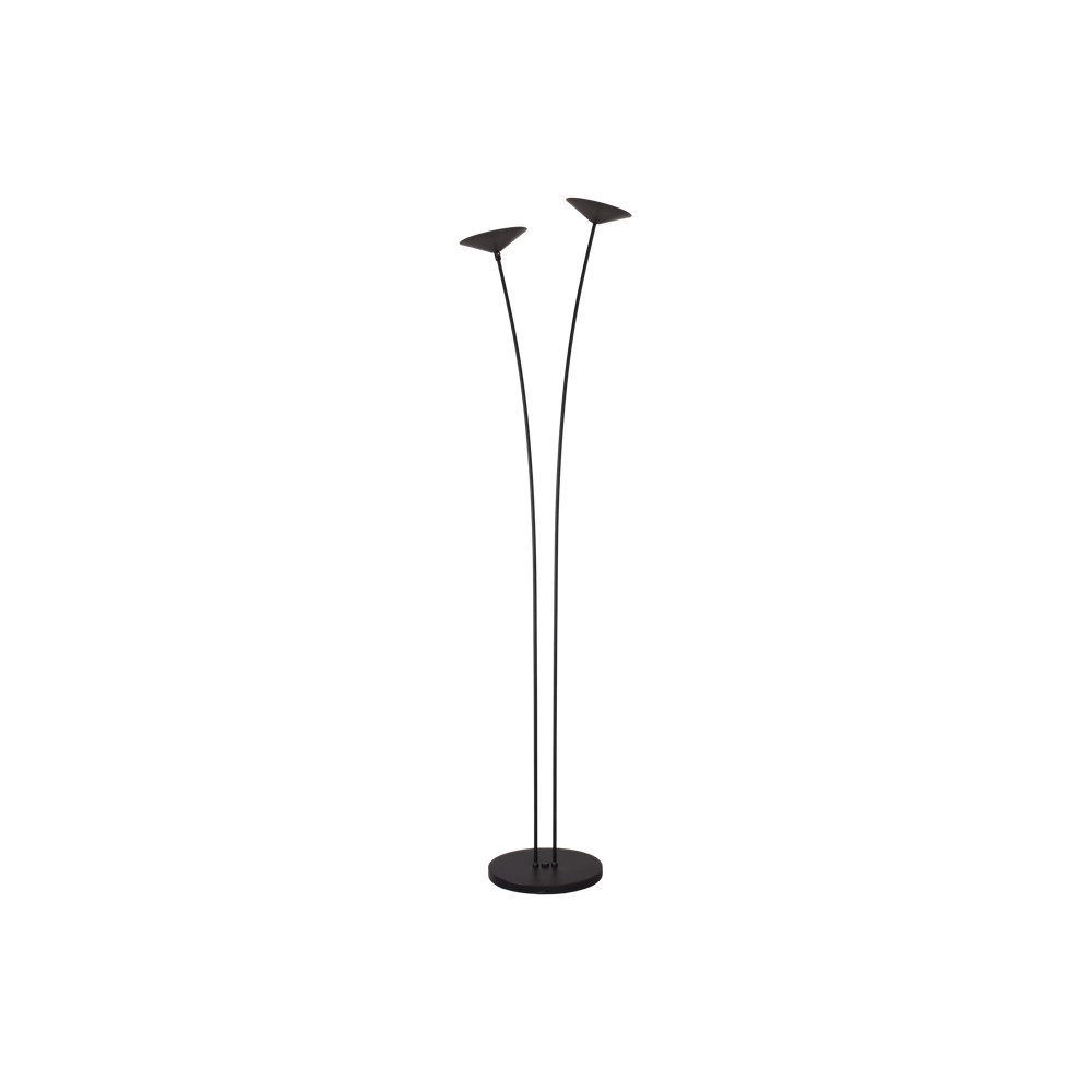 2-Licht Stehlampe Ceppo Schwarz Masterlight 8718121348612