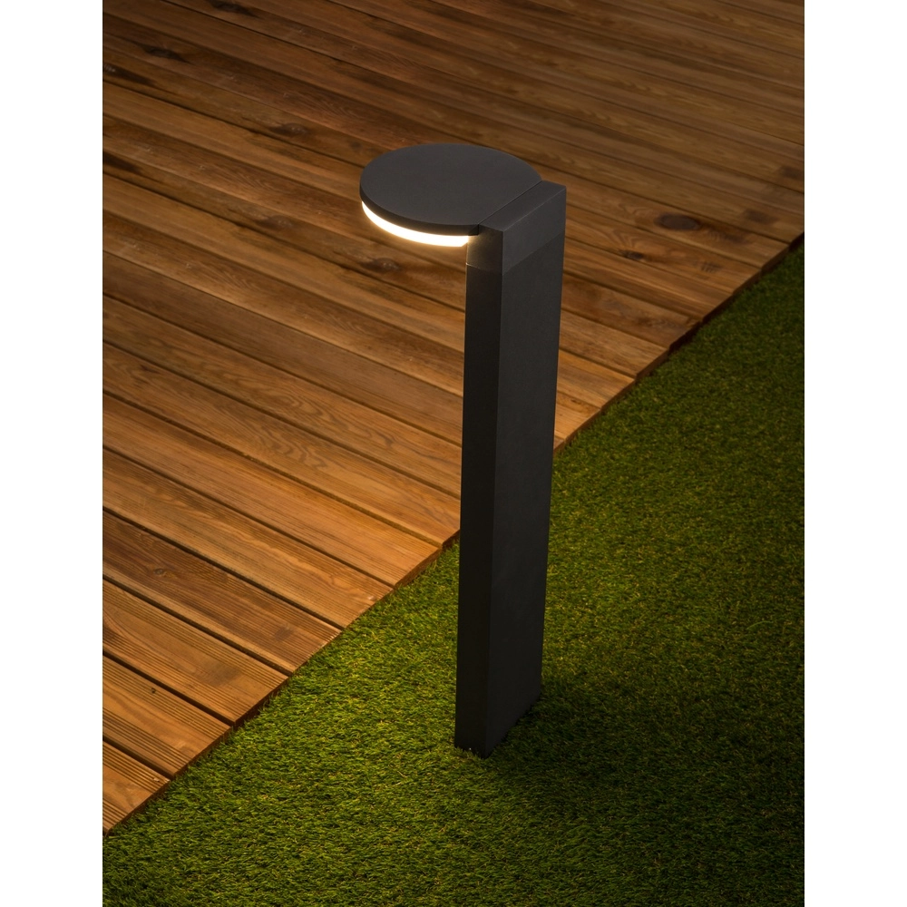 Design-Gartenleuchte Posen grau Lyora 5212017425386