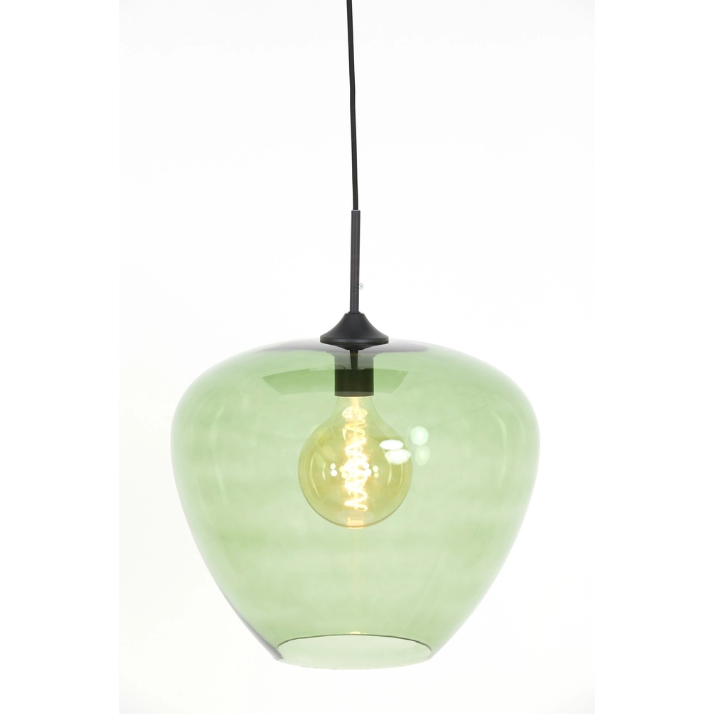 Glas-Pendellampe Mayson Ø 40cm – grünes Glas Light & Living 8717807614225