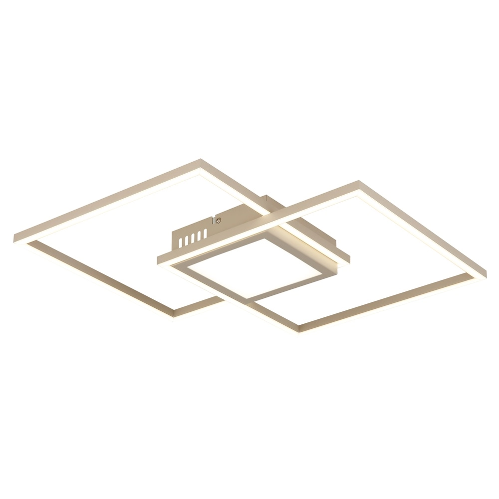 Elegante Deckenlampe Saunders Sandbraun