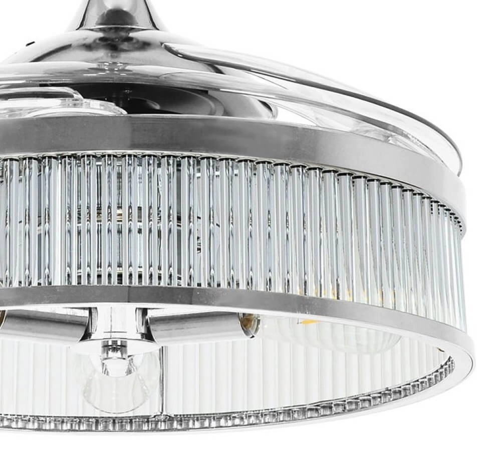 Deckenventilator aus Chrom Fanway Corbelle Ø 122cm Beacon 9333509144007