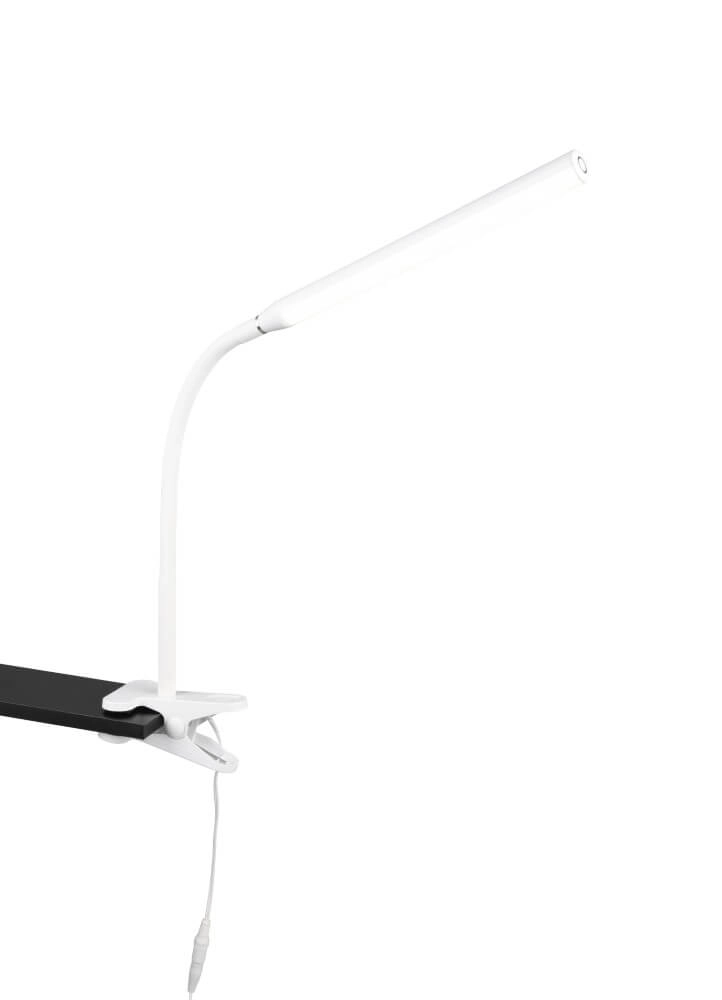 Klemm-Schreibtischlampe Nevada flexibel - weiß Trio 4017807618150