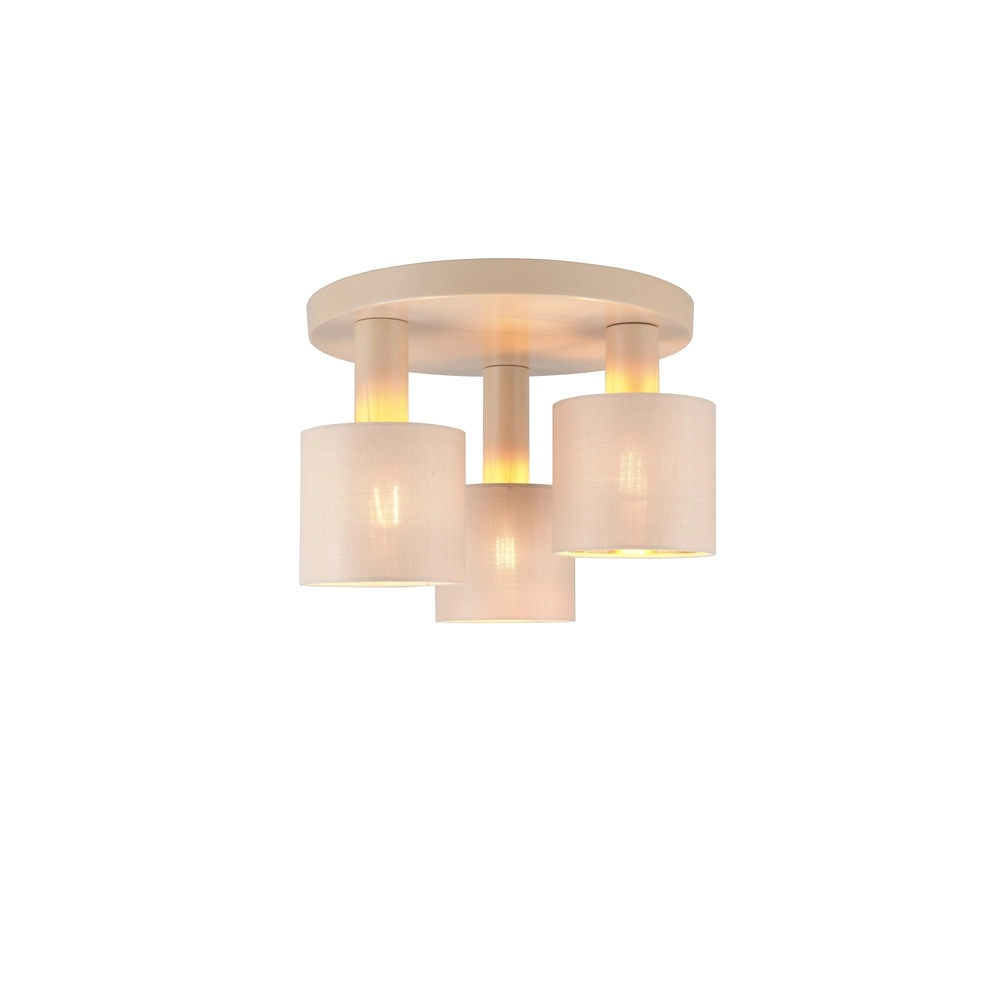 3-Licht Deckenlampe Tommy Sandbraun Trio 4017807724189