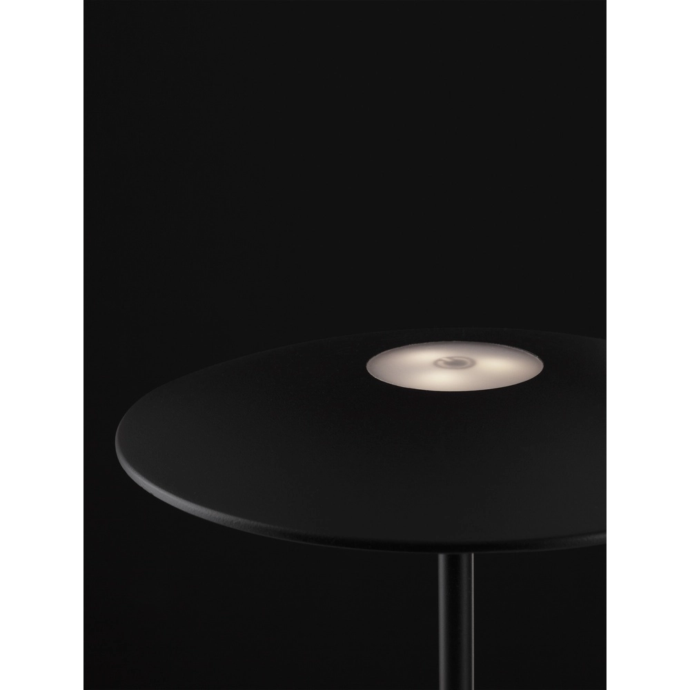 Tischlampe Fumo Wiederaufladbar Schwarz Lyora 5212017432636