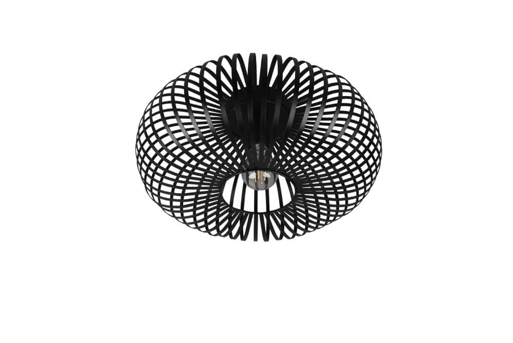 Schwarze Deckenlampe Johann Ø 40cm Trio 4017807504170