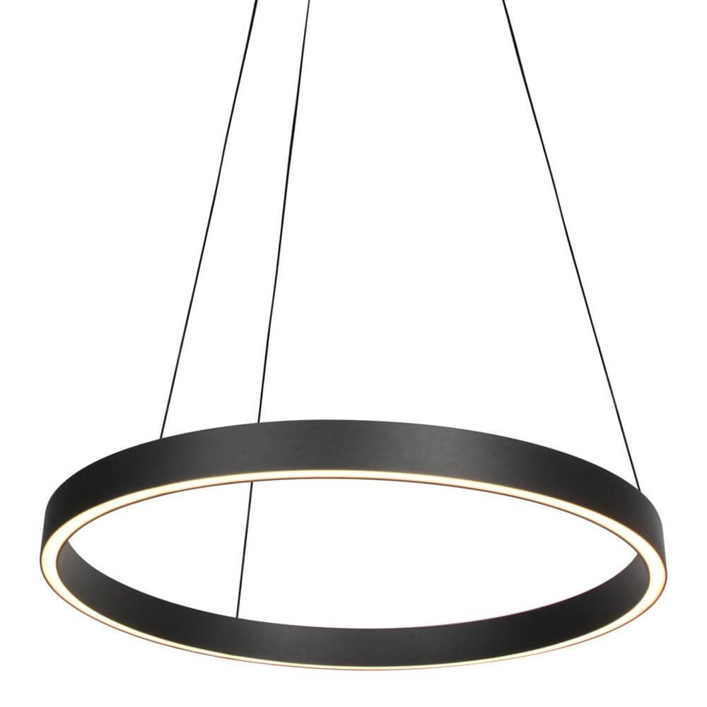 Moderne Pendelleuchte Mykty schwarz Ø 60cm Steinhauer 8712746178203