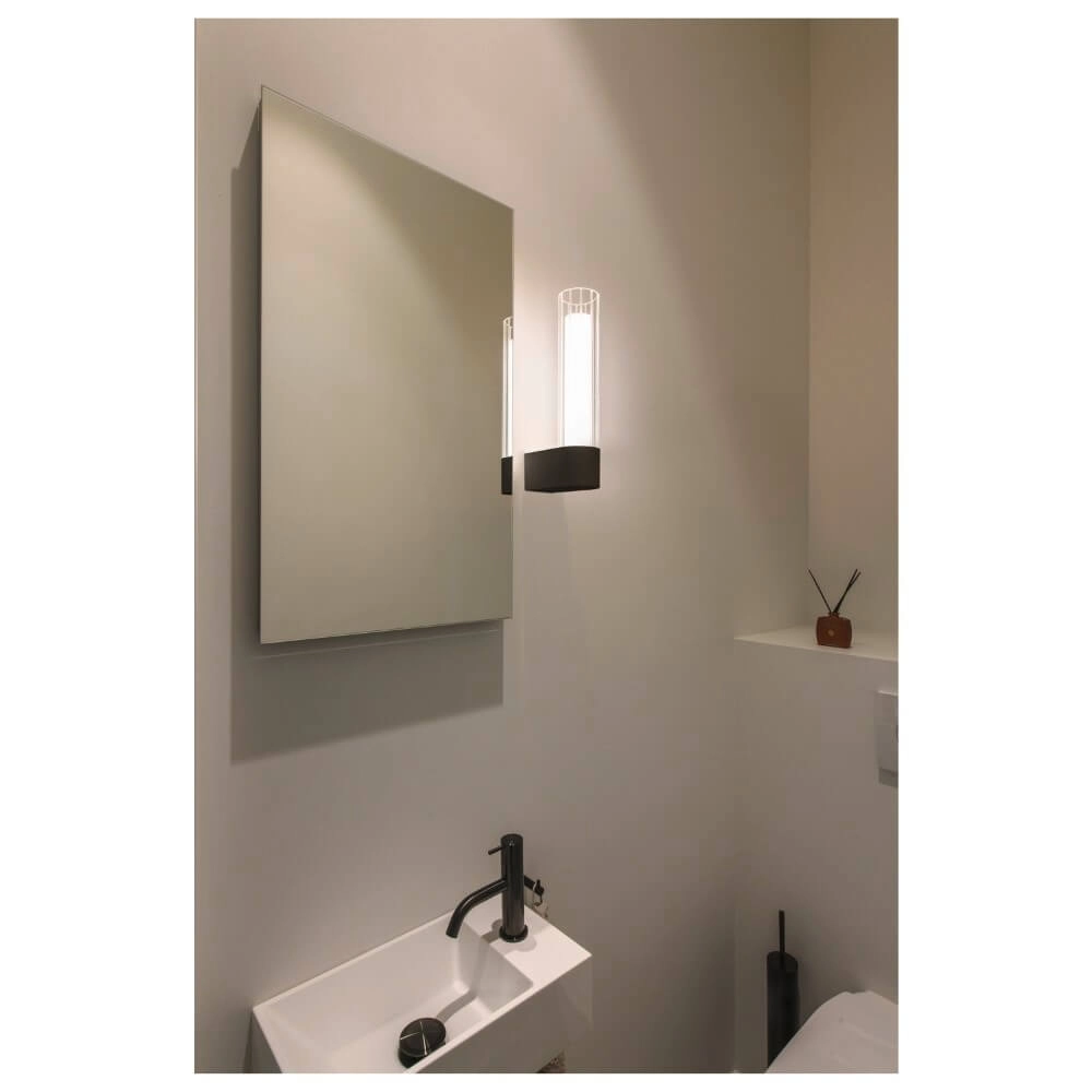 Badezimmer-Wandleuchte Lygant Single Schwarz SLV 4024163280679