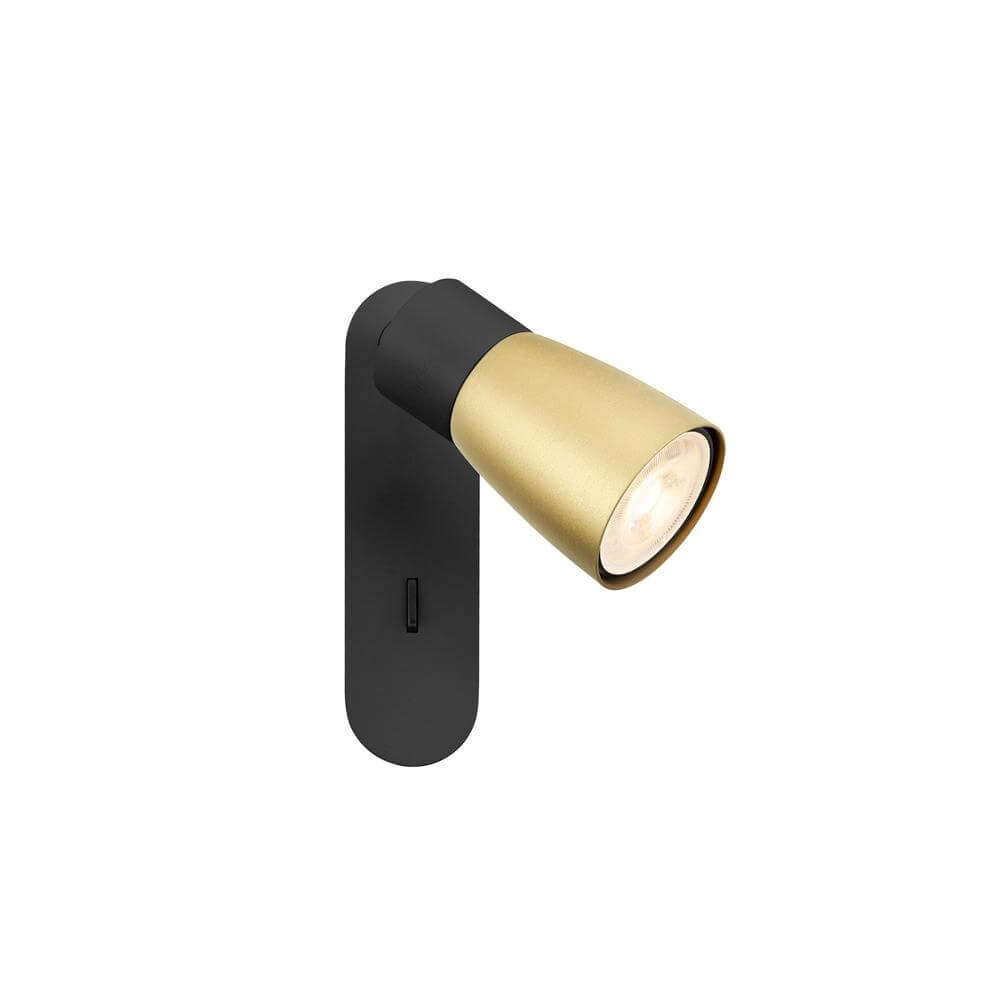 Spott Puri 2.0 Dome Schwarz-Gold Einzelschalter