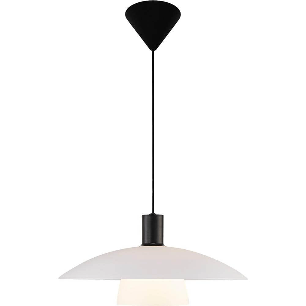 Moderne Pendelleuchte Verona Schwarz-Weiß Nordlux 5704924001635