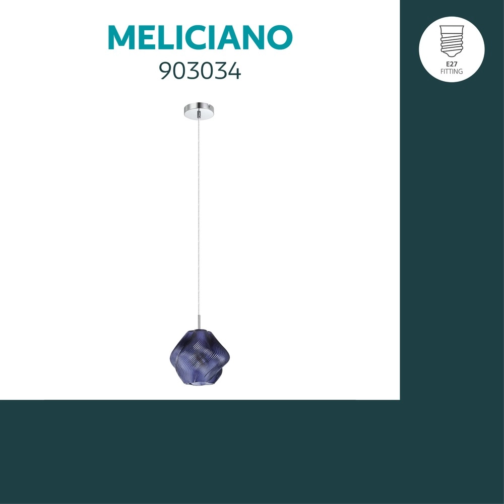 Pendellampendesign Vicenne Blau