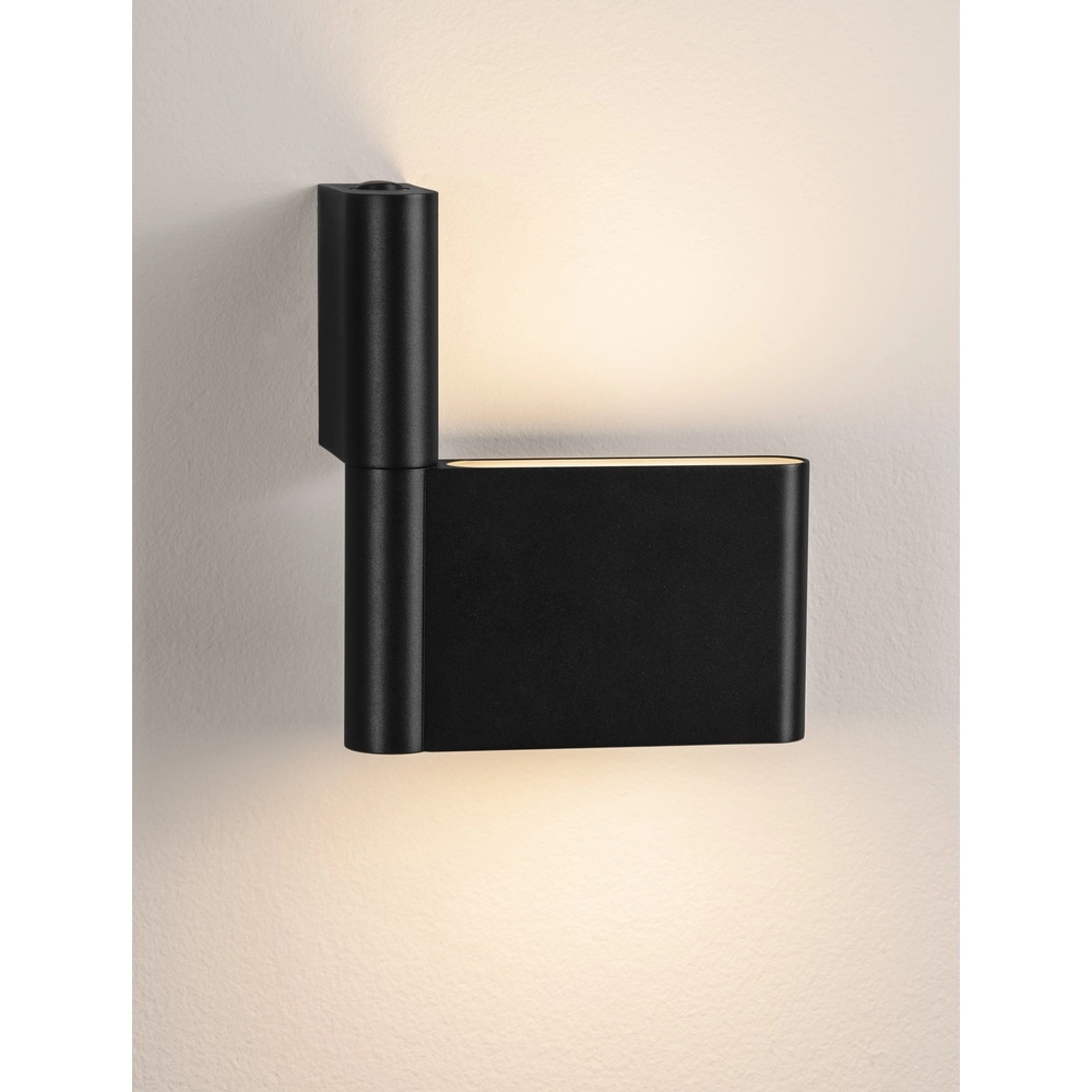 Wandleuchte Flusso schwarz Lyora 5212017478115
