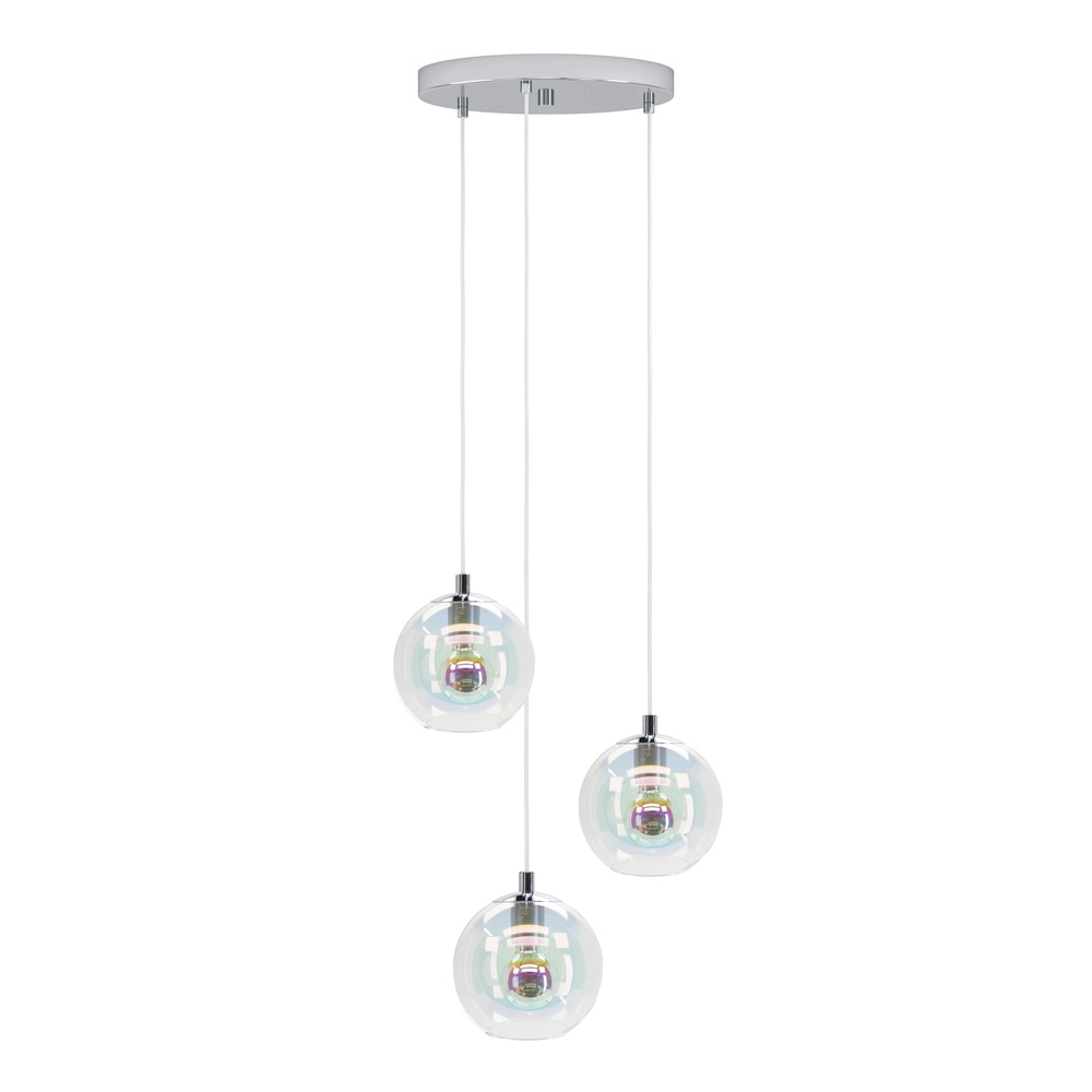 Pendelleuchte Ariscani 2 3-flammig chrom rund Eglo 9008606358106