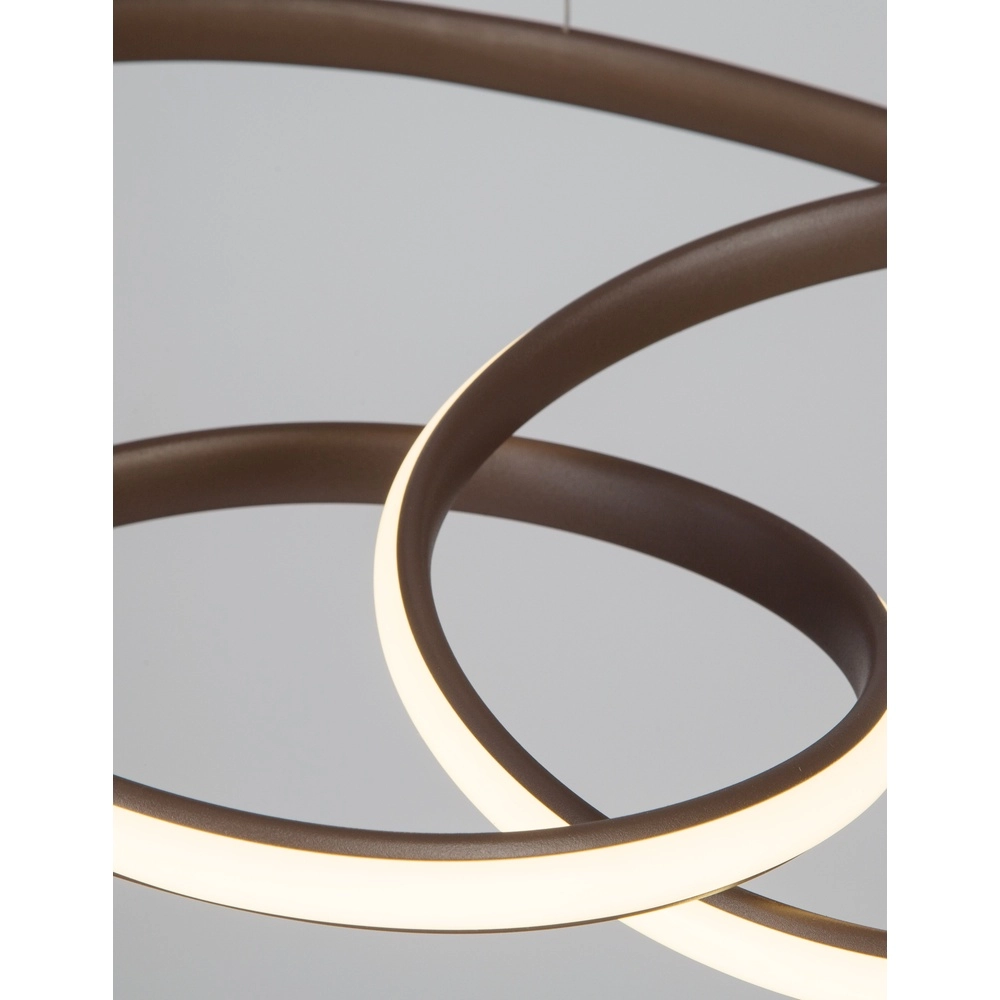 Design-Pendelleuchte Menton kaffeebraun Lyora 5212017424310