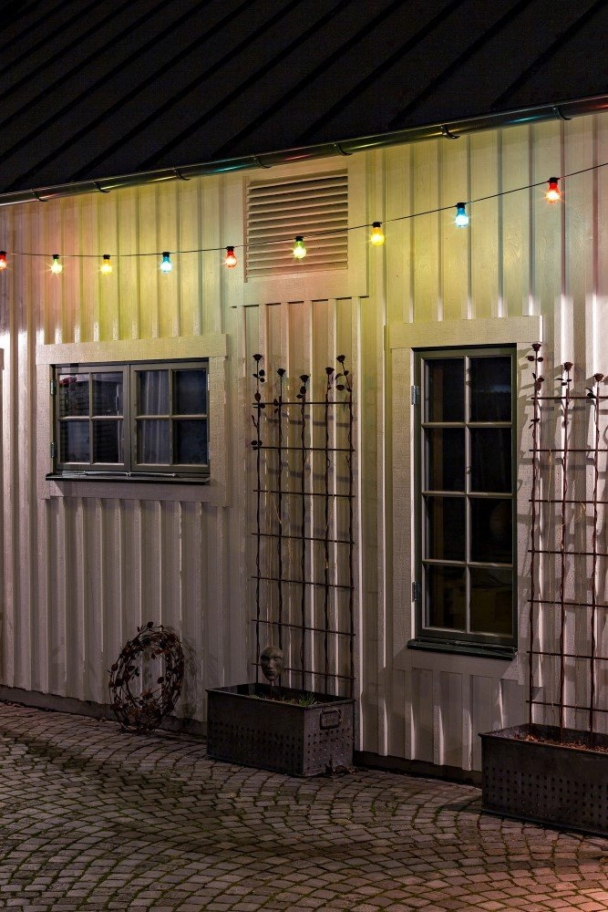 Partylight Lichtkabel mit 20 farbigen Lichtern KonstSmide 7318302379506