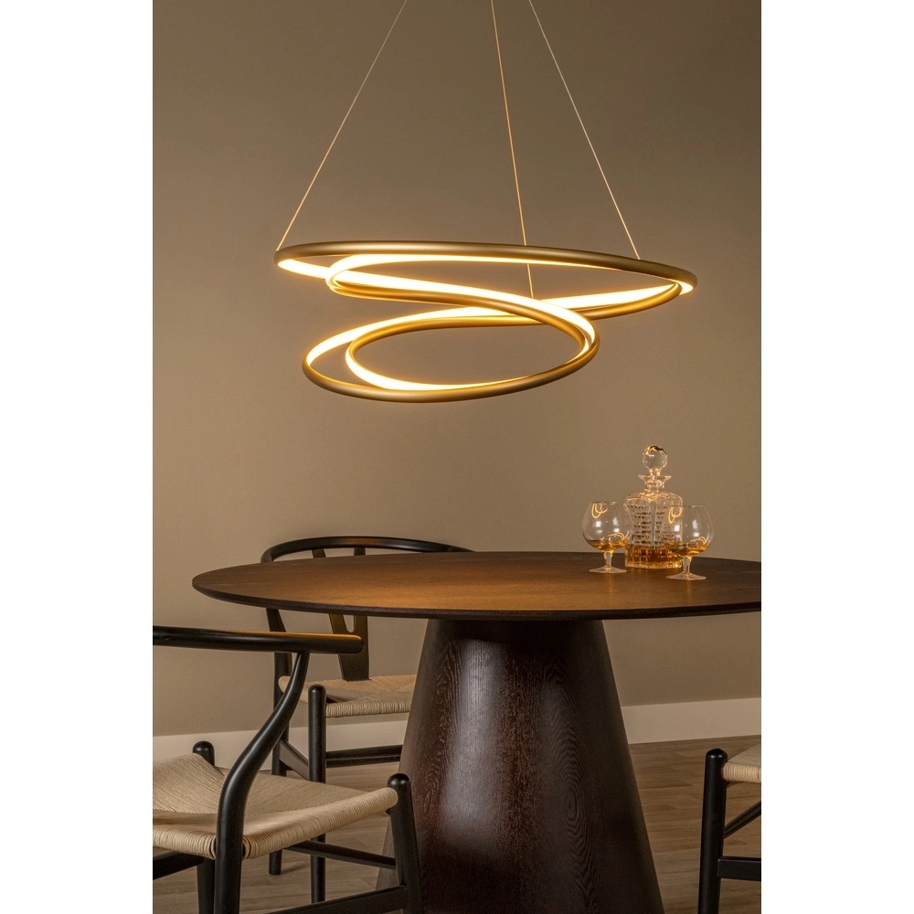 Design-Pendellampe Sardana Ø 80 cm golden Premium by Lucide 5411212520890